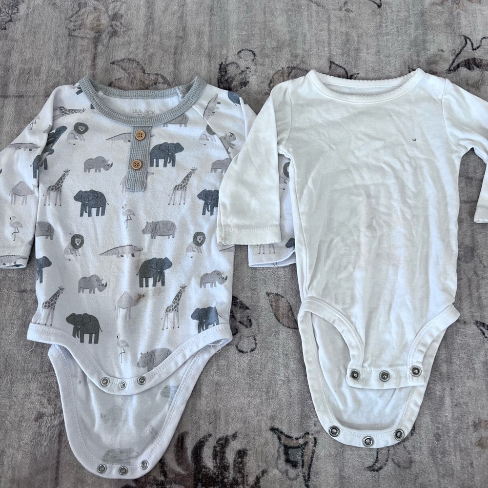 Carter's Soft White Baby Bodysuit